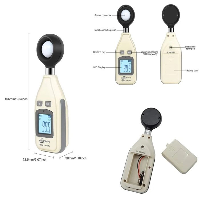Dijital Lux Metre - Işık Ölçer Luminometre - Görsel 7