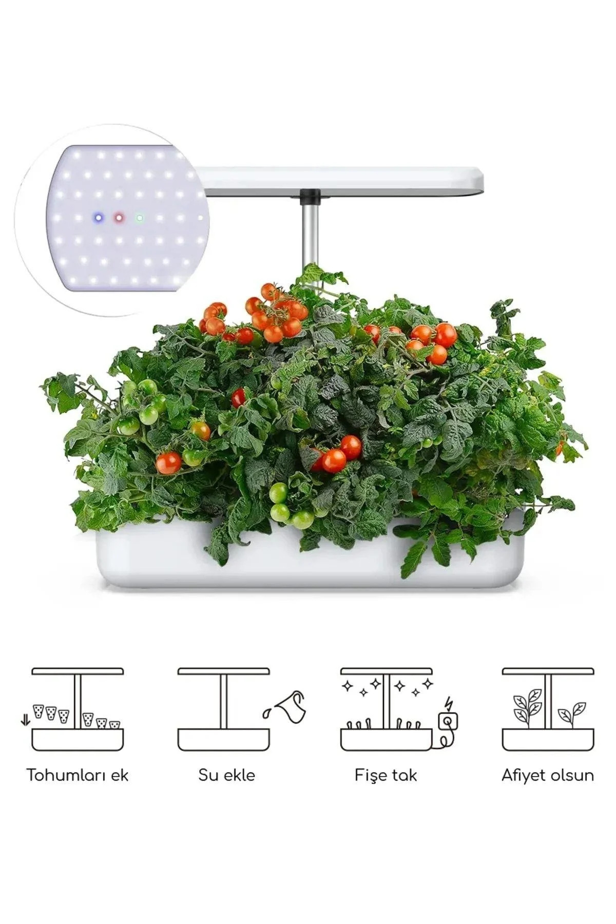 akilli-bahce-4-mevsim-topraksiz-ev-bah-f0c-02 Akıllı Ev Bahçesi – 4 Mevsim Topraksız Doğal Bitki ve Sebze Yetiştirme Kiti, 12 Bölmeli Sistem - Görsel 1