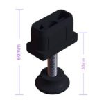 20×40 Mm Plastik Ayarlı Rotil Ayak - Görsel 4